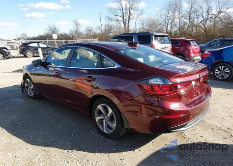 2019 Honda Insight Ex z USA, uszkodzony, nr VIN 19XZE4F52KE030484